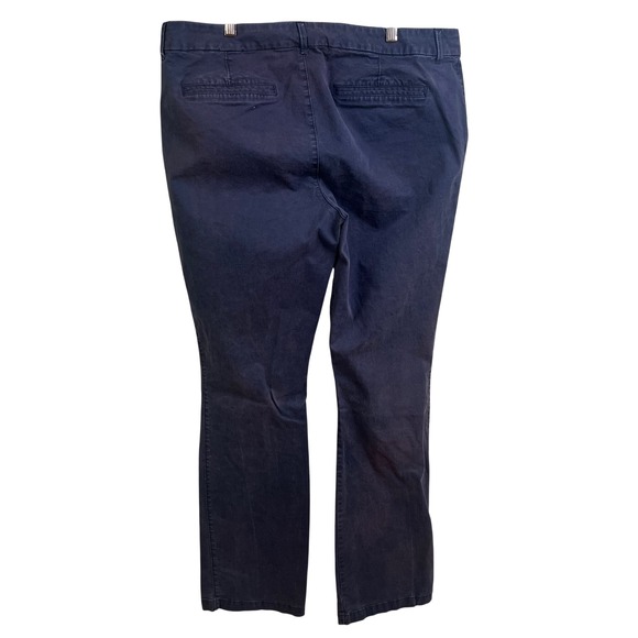 Lot 4 Old Navy Bootcut Woman's Chino Pants Gray Navy Khaki Size 16 Tall - Picture 10 of 16